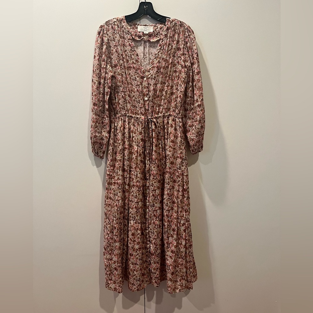 Trovata Multicolor Floral Long Sleeve Dress